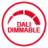 Dimmable DALI gear