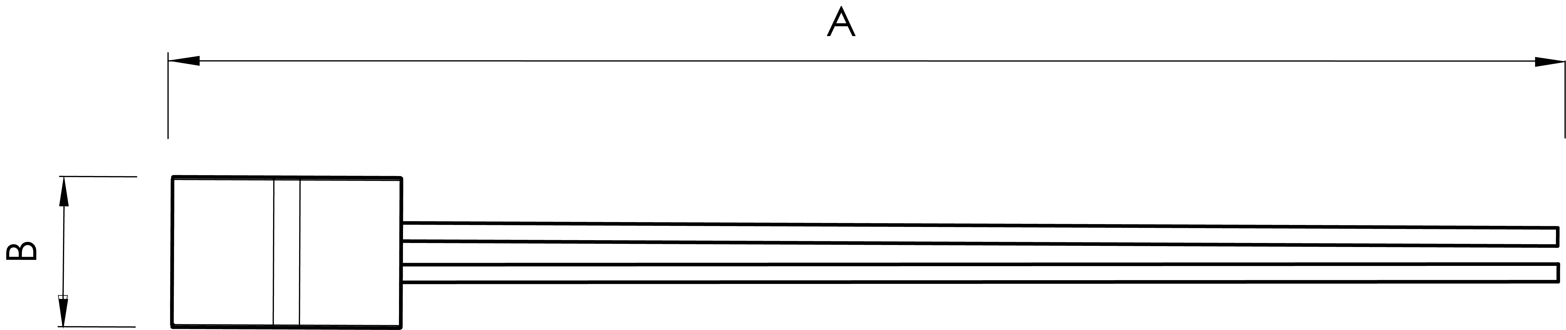 1M STARTER LEAD Line Drawing