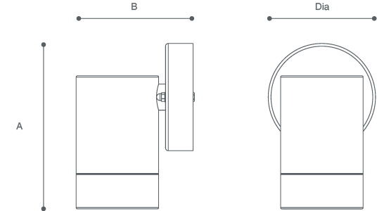 DECO WL DOWN Line Drawing