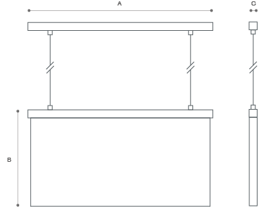 DROP LIGHT Line Drawing