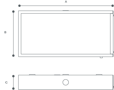 EXIT BOX Line Drawing