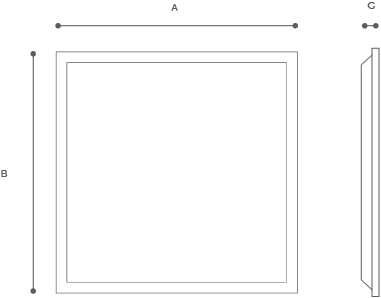 PANEL LG Line Drawing