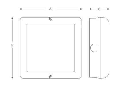 WP BULKHEAD S Line Drawing