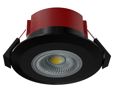 xcite downlight wp black