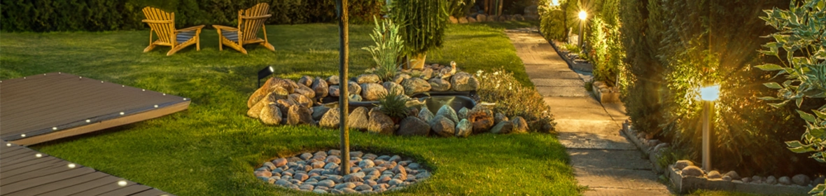 xcite garden lighting range